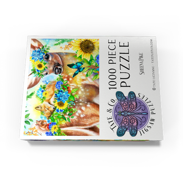 Forest Fawn and Friends Fox squirrel - Sheena Pike 1000 Jigsaw Puzzle box view3