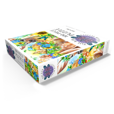 Forest Fawn and Friends Fox squirrel - Sheena Pike 100 Jigsaw Puzzle box view1