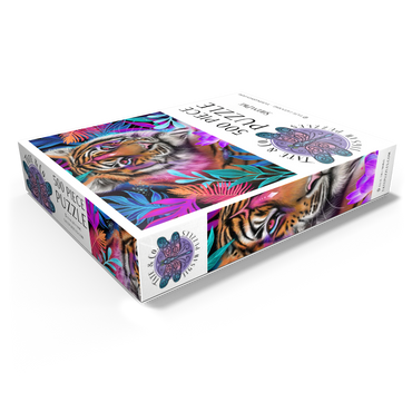 Lotus Dream Tiger - Sheena Pike 500 Jigsaw Puzzle box view1