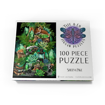 Jade Hollow Baby Fox - Sheena Pike 100 Jigsaw Puzzle box view3