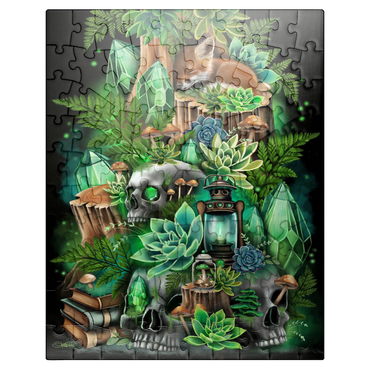 puzzleplate Jade Hollow Baby Fox - Sheena Pike 100 Jigsaw Puzzle