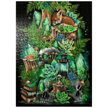 puzzleplate Jade Hollow Baby Fox - Sheena Pike 500 Jigsaw Puzzle