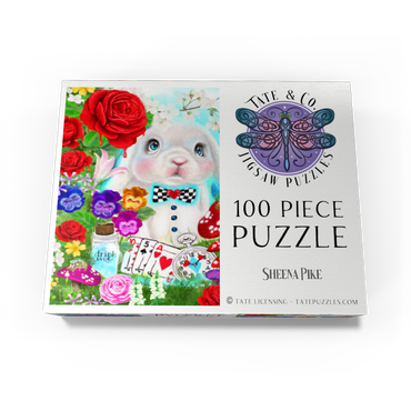 The White Rabbit - Sheena Pike 100 Jigsaw Puzzle box view3
