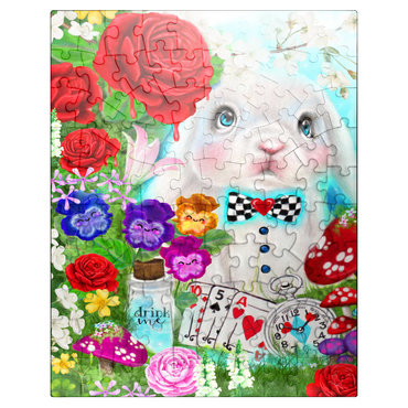 puzzleplate The White Rabbit - Sheena Pike 100 Jigsaw Puzzle