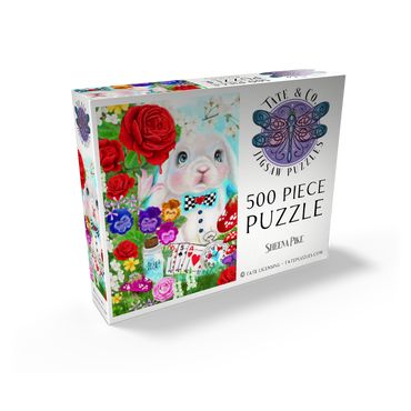 The White Rabbit - Sheena Pike 500 Jigsaw Puzzle box view2