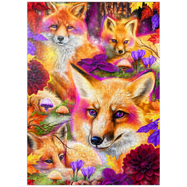 puzzleplate DayDream Red Fox in Forest - Sheena Pike 1000 Jigsaw Puzzle