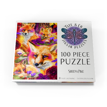 DayDream Red Fox in Forest - Sheena Pike 100 Jigsaw Puzzle box view3