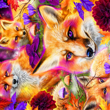 DayDream Red Fox in Forest - Sheena Pike 100 Jigsaw Puzzle 3D Modell