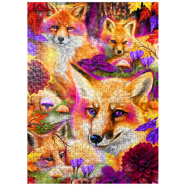puzzleplate DayDream Red Fox in Forest - Sheena Pike 500 Jigsaw Puzzle