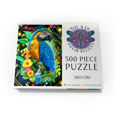 Blue Macaw Animal Spirit - Sheena Pike 500 Jigsaw Puzzle box view3