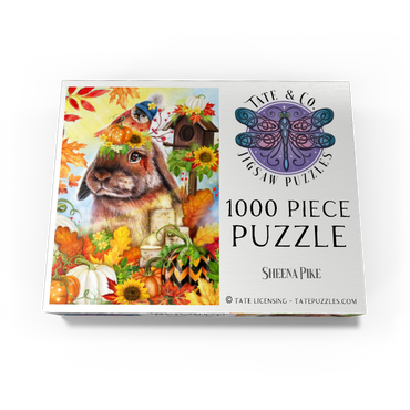 Autumn Greetings Bunny - Sheena Pike 1000 Jigsaw Puzzle box view3