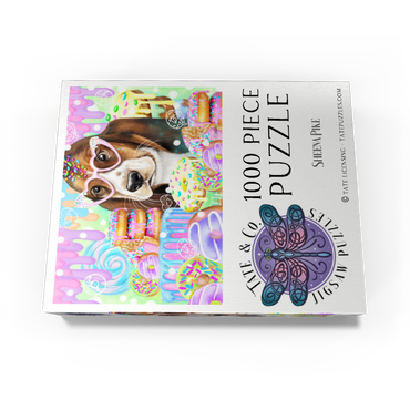 Donut Sweetie Hound Puppy - Sheena Pike 1000 Jigsaw Puzzle box view3