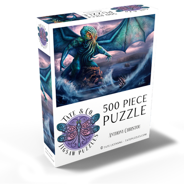 Cthulu Lovecraft Horror - Anthony Christou 500 Jigsaw Puzzle box view2