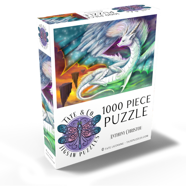 Furry Cute dragon - Anthony Christou 1000 Jigsaw Puzzle box view2