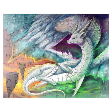 puzzleplate Furry Cute dragon - Anthony Christou 100 Jigsaw Puzzle