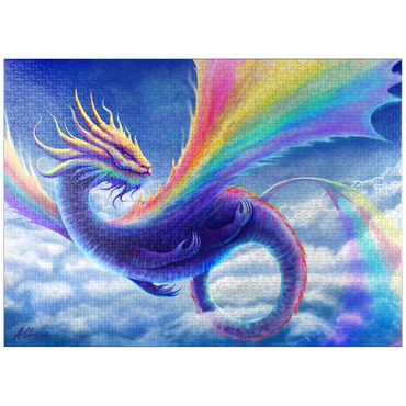 puzzleplate Rainbow Dragon - Anthony Christou 1000 Jigsaw Puzzle