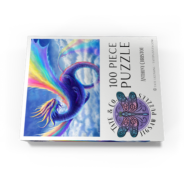 Rainbow Dragon - Anthony Christou 100 Jigsaw Puzzle box view3
