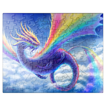 puzzleplate Rainbow Dragon - Anthony Christou 100 Jigsaw Puzzle
