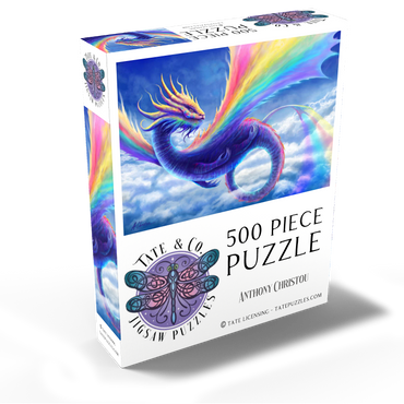 Rainbow Dragon - Anthony Christou 500 Jigsaw Puzzle box view2
