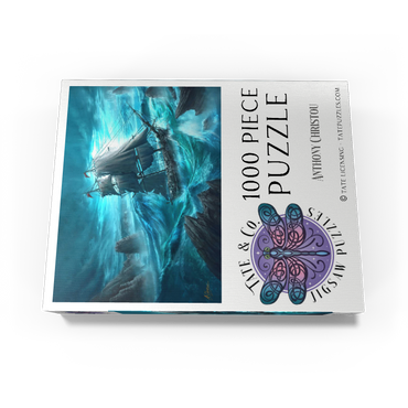 Dangerous Seas Pirate Ship - Anthony Christou 1000 Jigsaw Puzzle box view3