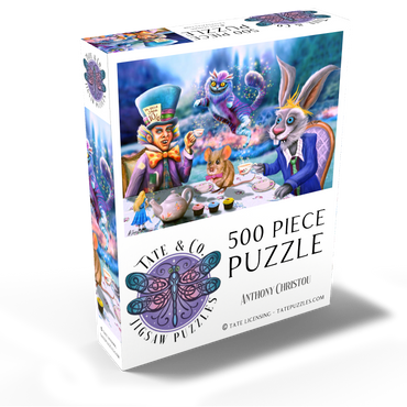 Alice in Wonderland Tea Party - Anthony Christou 500 Jigsaw Puzzle box view2