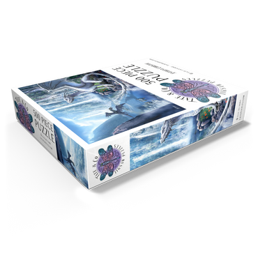 Waterfall dragons -Anthony Christou 500 Jigsaw Puzzle box view1