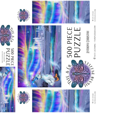 Quacker Jack's Duck Aurora -Anthony Christou 500 Jigsaw Puzzle box 3D Modell