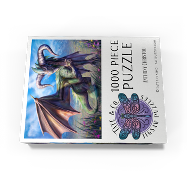 Taurus Dragon Zodiac - Anthony Christou 1000 Jigsaw Puzzle box view3