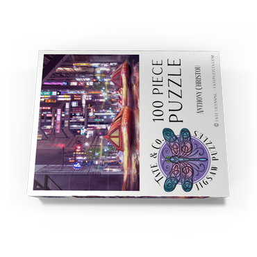 Future Tokyo Cyberpunk - Anthony Christou 100 Jigsaw Puzzle box view3