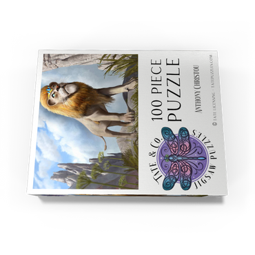 Lions Pride - Anthony Christou 100 Jigsaw Puzzle box view3