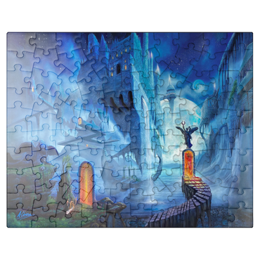 puzzleplate Ocean Dreamscape Nerostrios Landscape -Anthony Christou 100 Jigsaw Puzzle