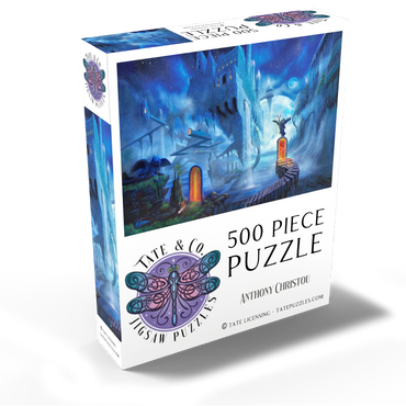 Ocean Dreamscape Nerostrios Landscape -Anthony Christou 500 Jigsaw Puzzle box view2