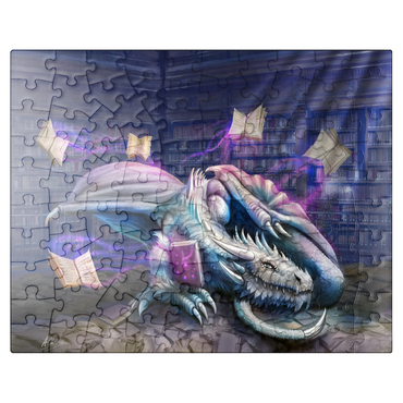 puzzleplate Helios Library Dragon - Anthony Christou 100 Jigsaw Puzzle