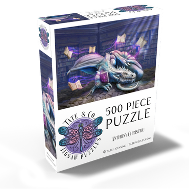 Helios Library Dragon - Anthony Christou 500 Jigsaw Puzzle box view2