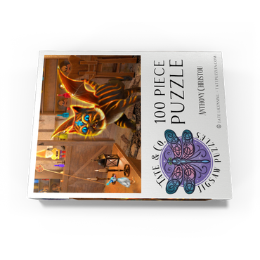 Bixie Cat Dragon - Anthony Christou 100 Jigsaw Puzzle box view3