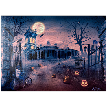 puzzleplate Halloween Horror Manor of Madness Haunted House - Anthony Christou 1000 Jigsaw Puzzle