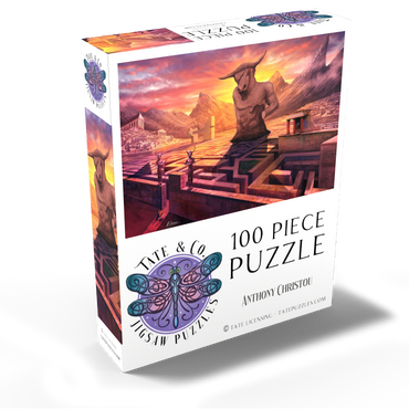 Greek Labyrinth of Alithiiria Mythology -Anthony Christou 100 Jigsaw Puzzle box view2
