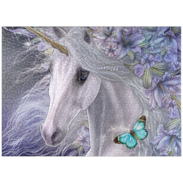 puzzleplate Lillicorn Floral Unicorn - Laurie Prindle 1000 Jigsaw Puzzle