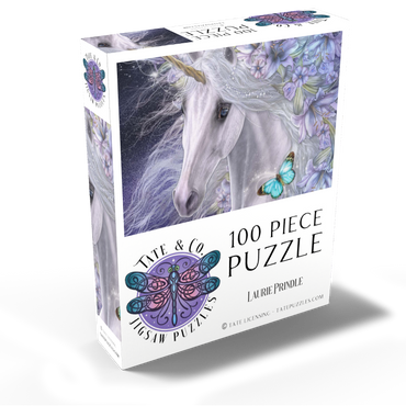 Lillicorn Floral Unicorn - Laurie Prindle 100 Jigsaw Puzzle box view2