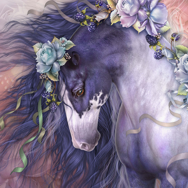 Spring Blossom Horse - Laurie Prindle 500 Jigsaw Puzzle 3D Modell