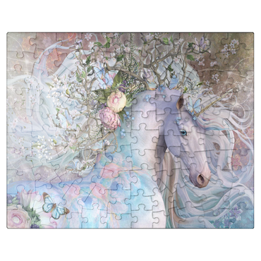 puzzleplate Spring Equinox Horse - Laurie Prindle 100 Jigsaw Puzzle