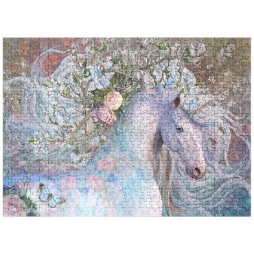 puzzleplate Spring Equinox Horse - Laurie Prindle 500 Jigsaw Puzzle