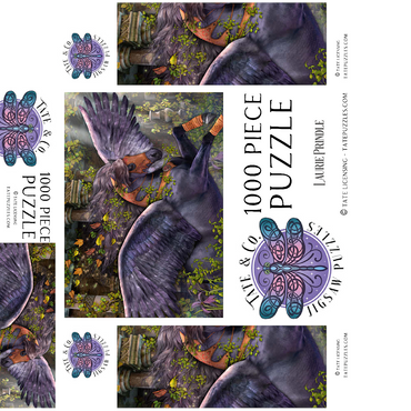 Gwarchodwyr Fantasy Horse - Laurie Prindle 1000 Jigsaw Puzzle box 3D Modell
