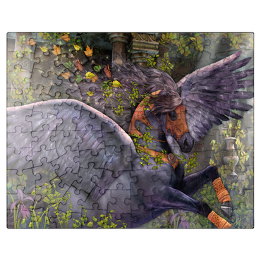 puzzleplate Gwarchodwyr Fantasy Horse - Laurie Prindle 100 Jigsaw Puzzle