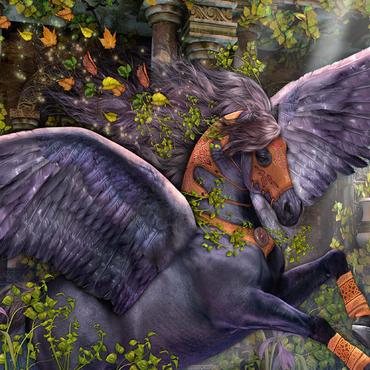 Gwarchodwyr Fantasy Horse - Laurie Prindle 100 Jigsaw Puzzle 3D Modell