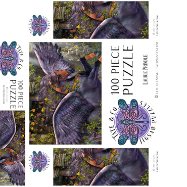 Gwarchodwyr Fantasy Horse - Laurie Prindle 100 Jigsaw Puzzle box 3D Modell