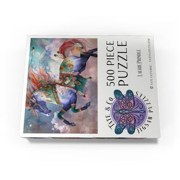 DreamChaser Horse Laurie Prindle 500 Jigsaw Puzzle box view3