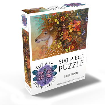 Forest Spirit: Fall Horse Laurie Prindle 500 Jigsaw Puzzle box view2