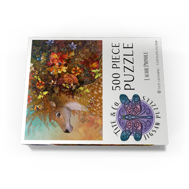 Forest Spirit: Fall Horse Laurie Prindle 500 Jigsaw Puzzle box view3