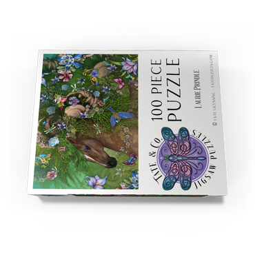 Forest Spirit: Summer Horse Laurie Prindle 100 Jigsaw Puzzle box view3